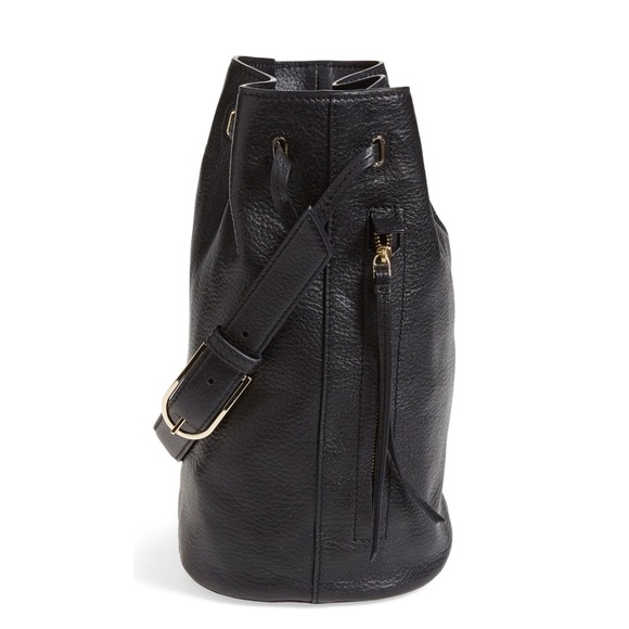 TORY BURCH • Brody Black Bucket Crossbody Bag - Picture 7 of 11